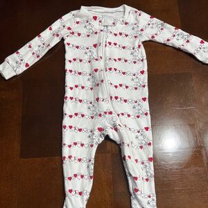 Janie and Jack Snoopy footed pajamas